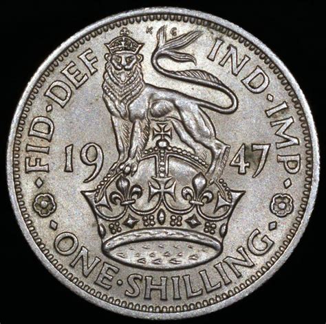 1947 shilling coin|1947 1 shilling for sale.